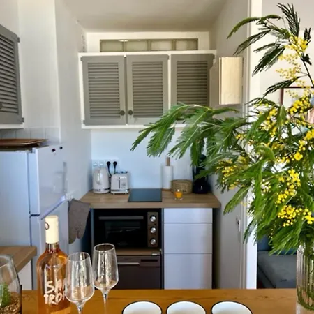 35m With Pool For Couple In Tropez Appartement