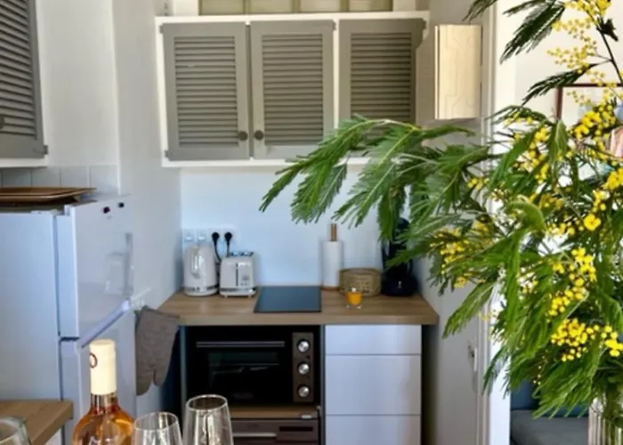 35m With Pool For Couple In Tropez Appartement